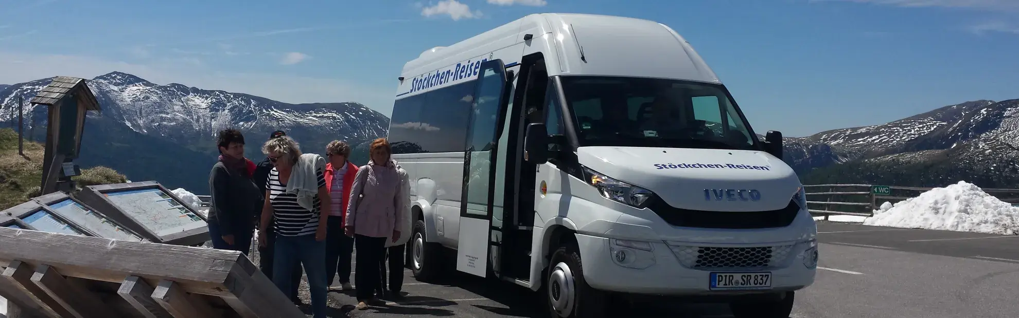 Reise Stöckchen-Reisen mit Bus